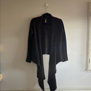 Barefoot Dreams Cozy Chic Lite S/M Brown Cardigan Sweater